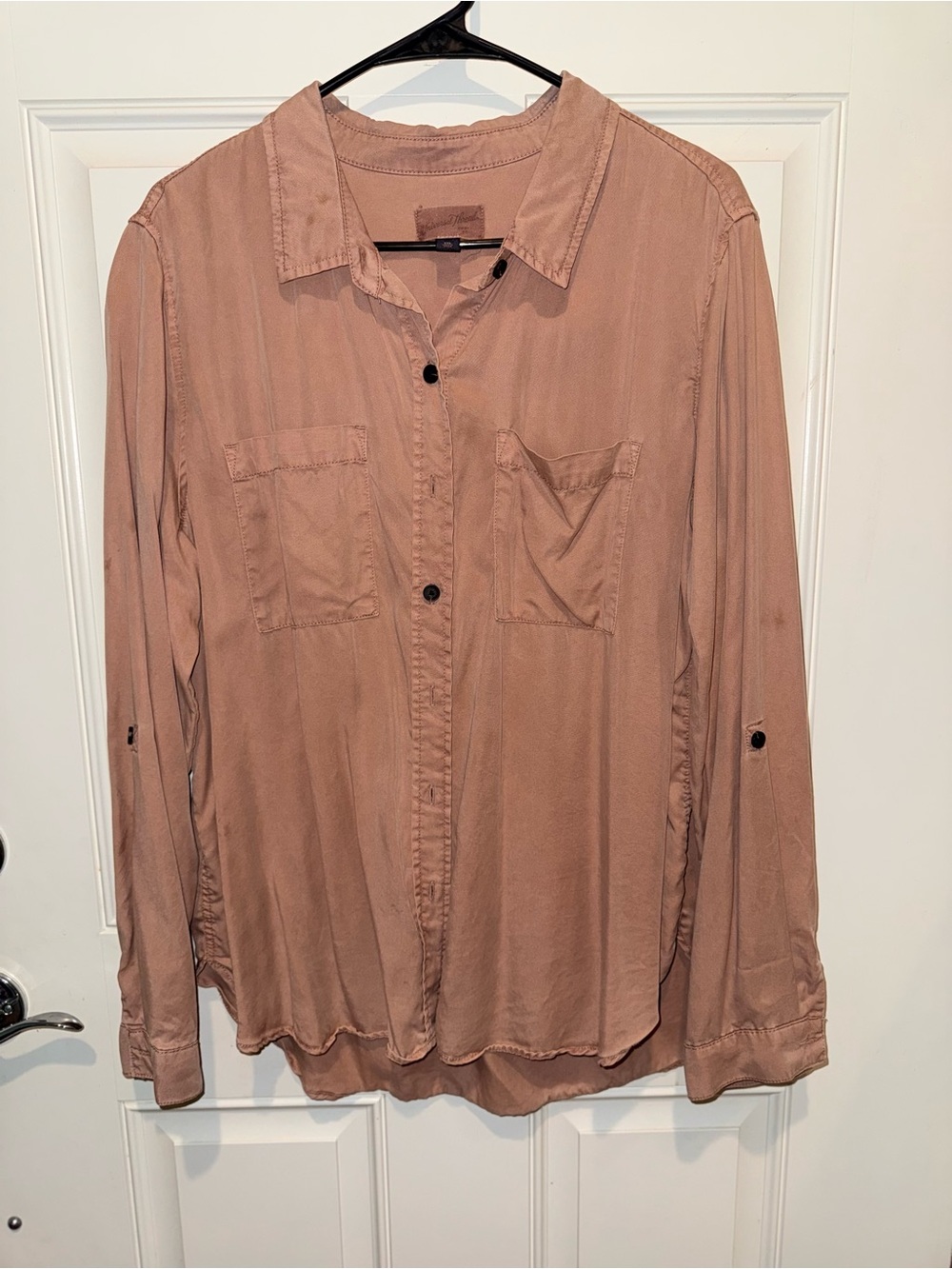 Universal Thread Men's Button-Down Shirt in Dusty Mauve